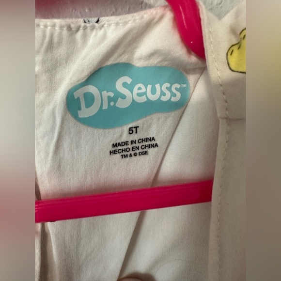 Dr. Seuss Toddler Girl "Oh The Places You'll Go" Sleeveless Shift Dress Size 5T - Picture 2 of 4